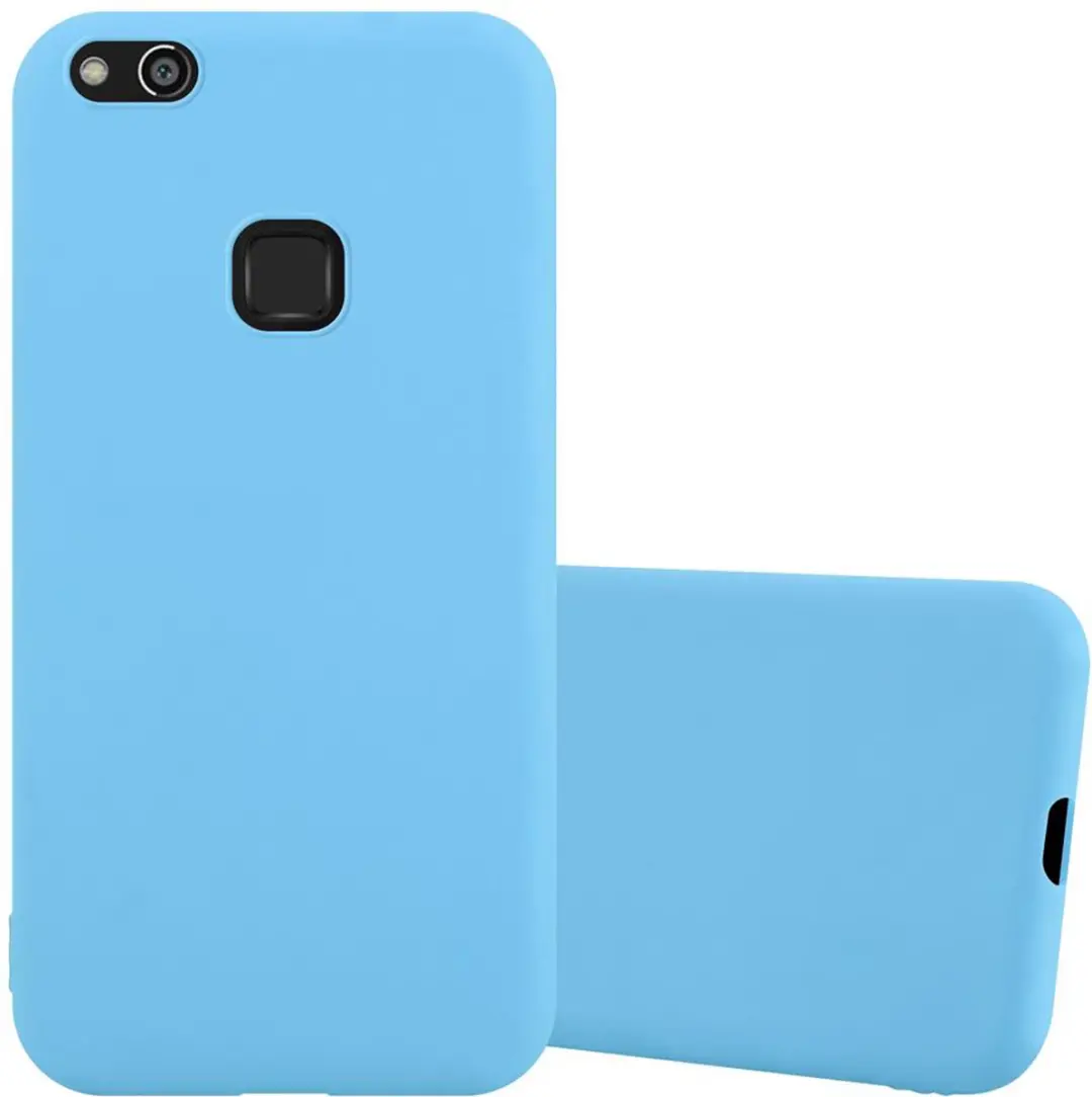 Cadorabo Hoesje geschikt voor Huawei P10 LITE in CANDY BLAUW
