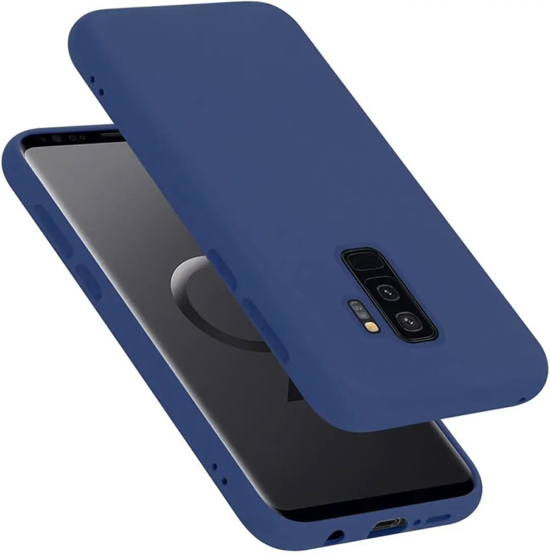 Cadorabo Hoesje geschikt voor Samsung Galaxy S9 PLUS in LIQUID BLAUW
