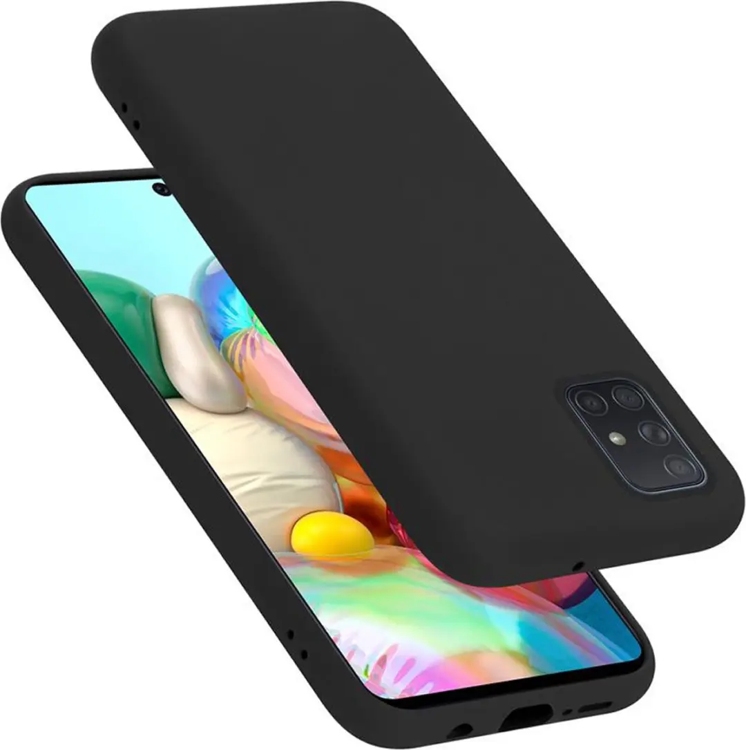 Cadorabo Hoesje geschikt voor Samsung Galaxy A51 4G / M40s in LIQUID ZWART
