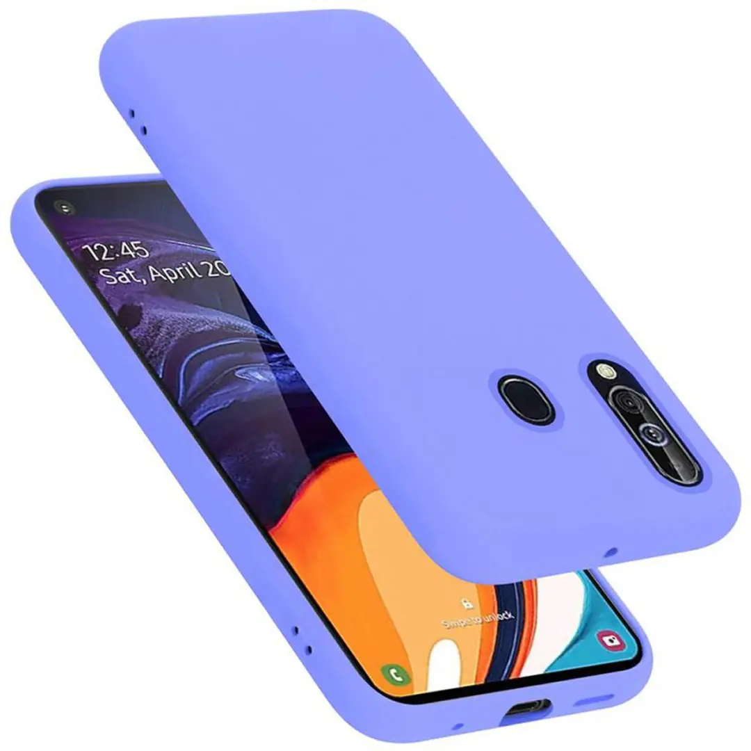 Cadorabo Hoesje geschikt voor Samsung Galaxy A60 / M40 in LIQUID LICHT PAARS