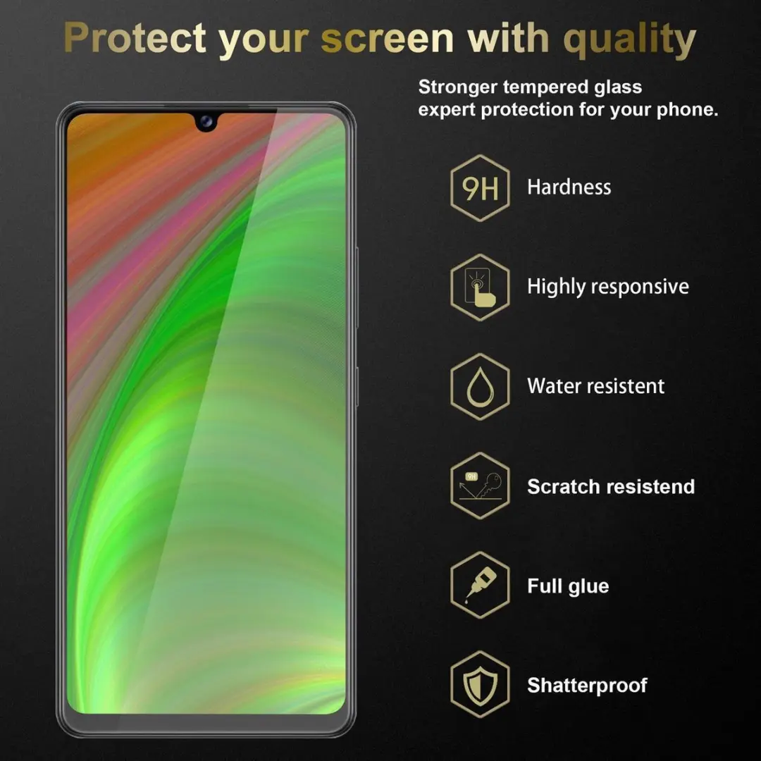 Cadorabo 3x Screenprotector geschikt voor Honor PLAY 9A
