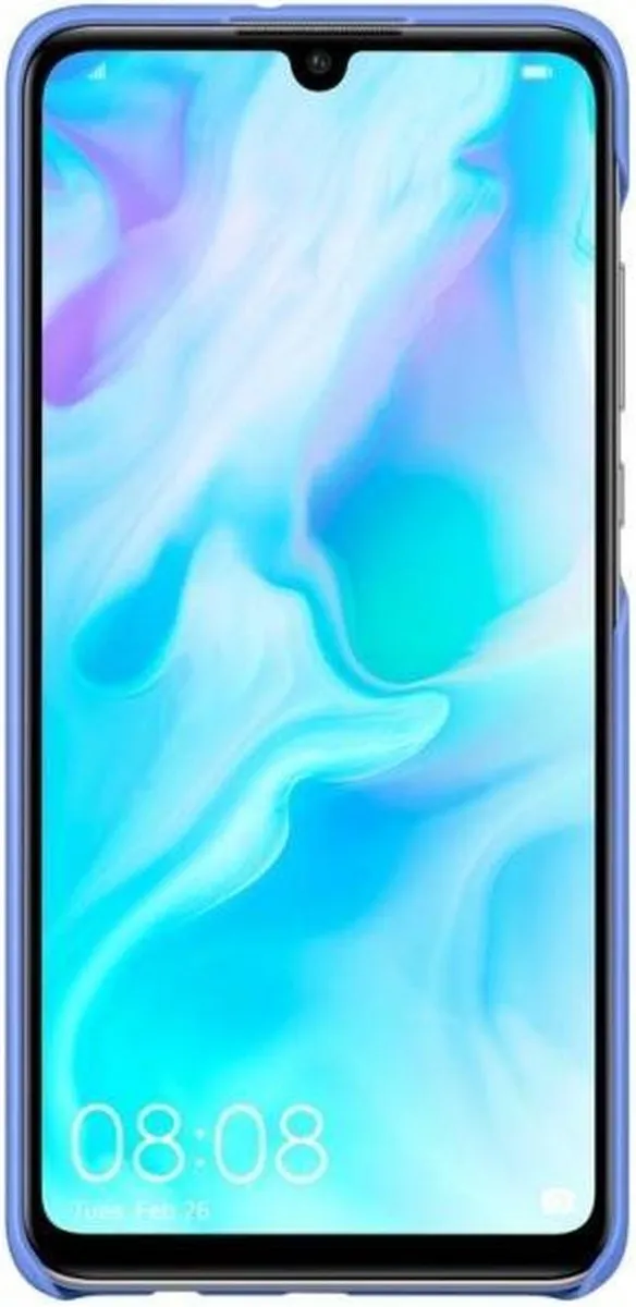 Huawei P30 Lite Hoesje - Blauw Striped Design - 51993075