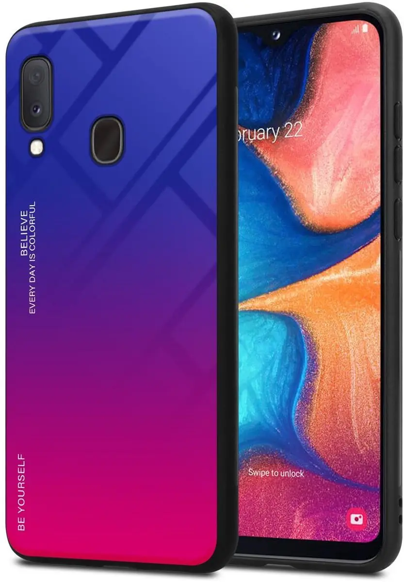Cadorabo Hoesje geschikt voor Samsung Galaxy A10e / A20e in PAARS