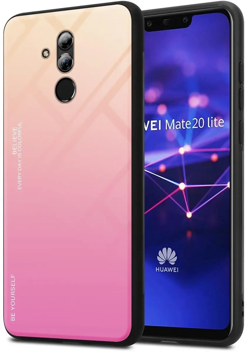 Cadorabo Hoesje geschikt voor Huawei MATE 20 LITE in GEEL