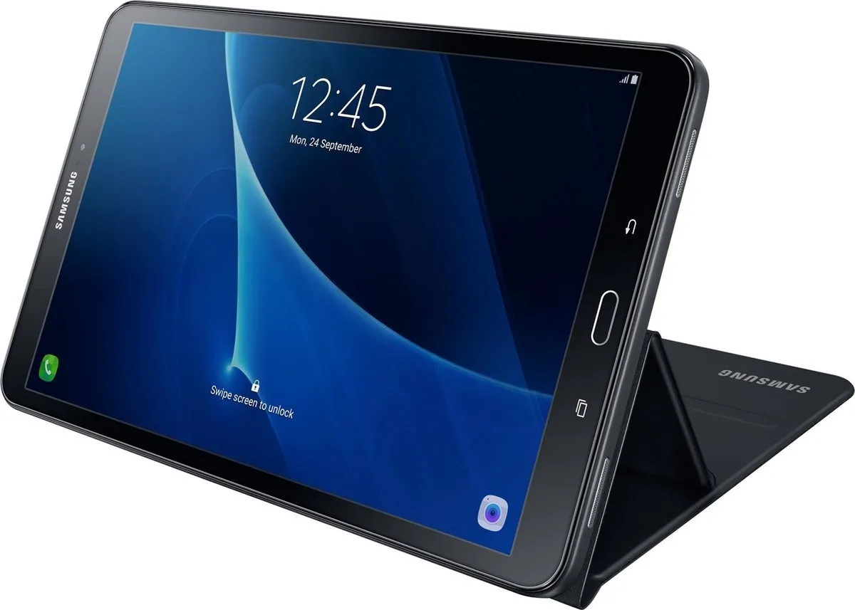 Samsung Galaxy Tab A 10.1 Book Cover - Zwart - afbeelding 6 van 6