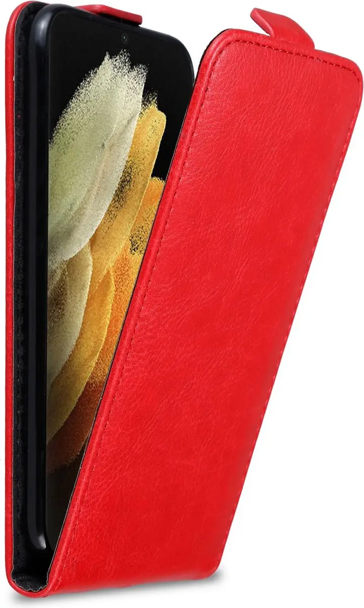 Cadorabo Hoesje geschikt voor Samsung Galaxy S22 ULTRA in APPEL ROOD