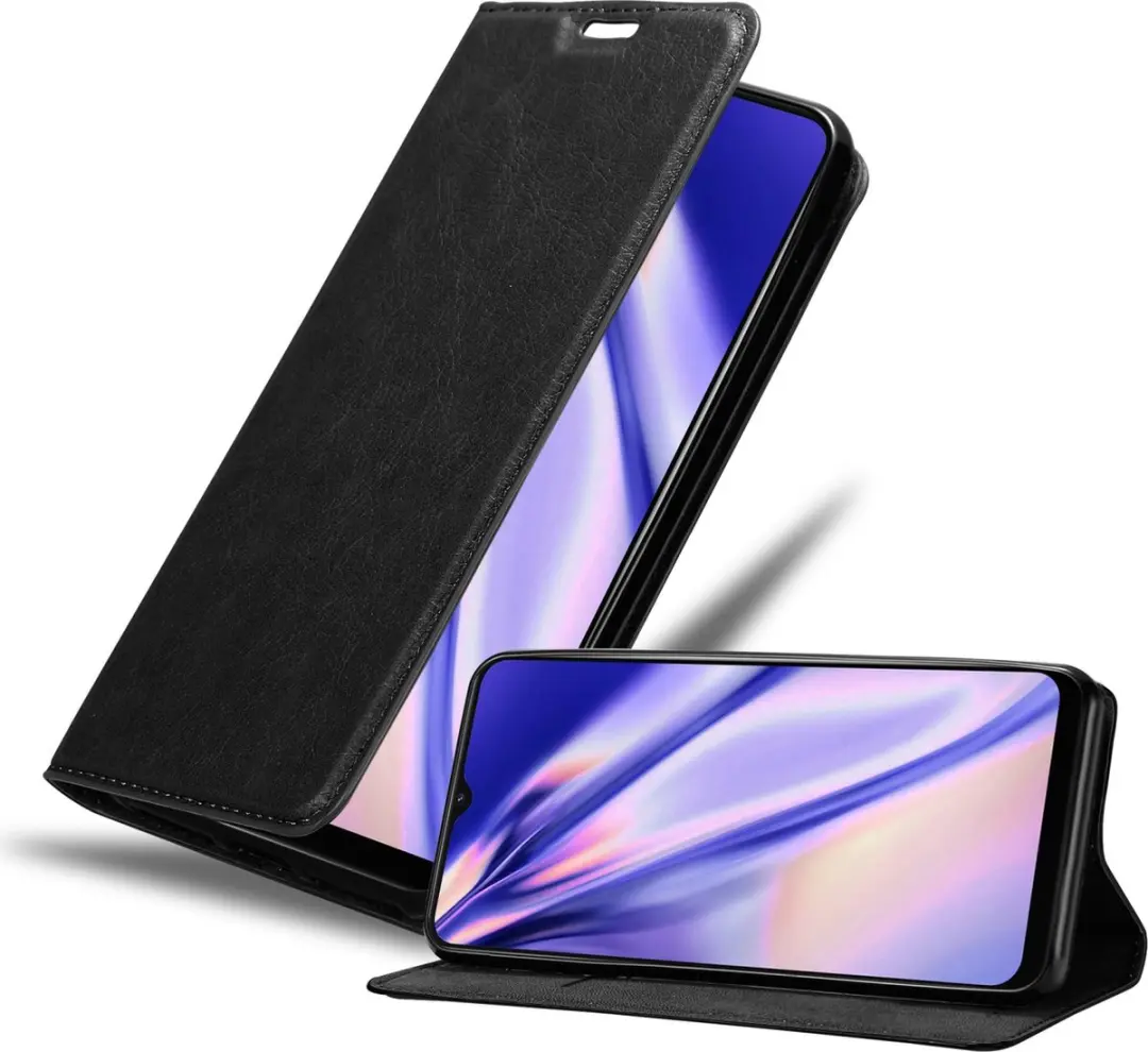 Cadorabo Hoesje geschikt voor Oppo A16s / A54s in ZWARTE NACHT
