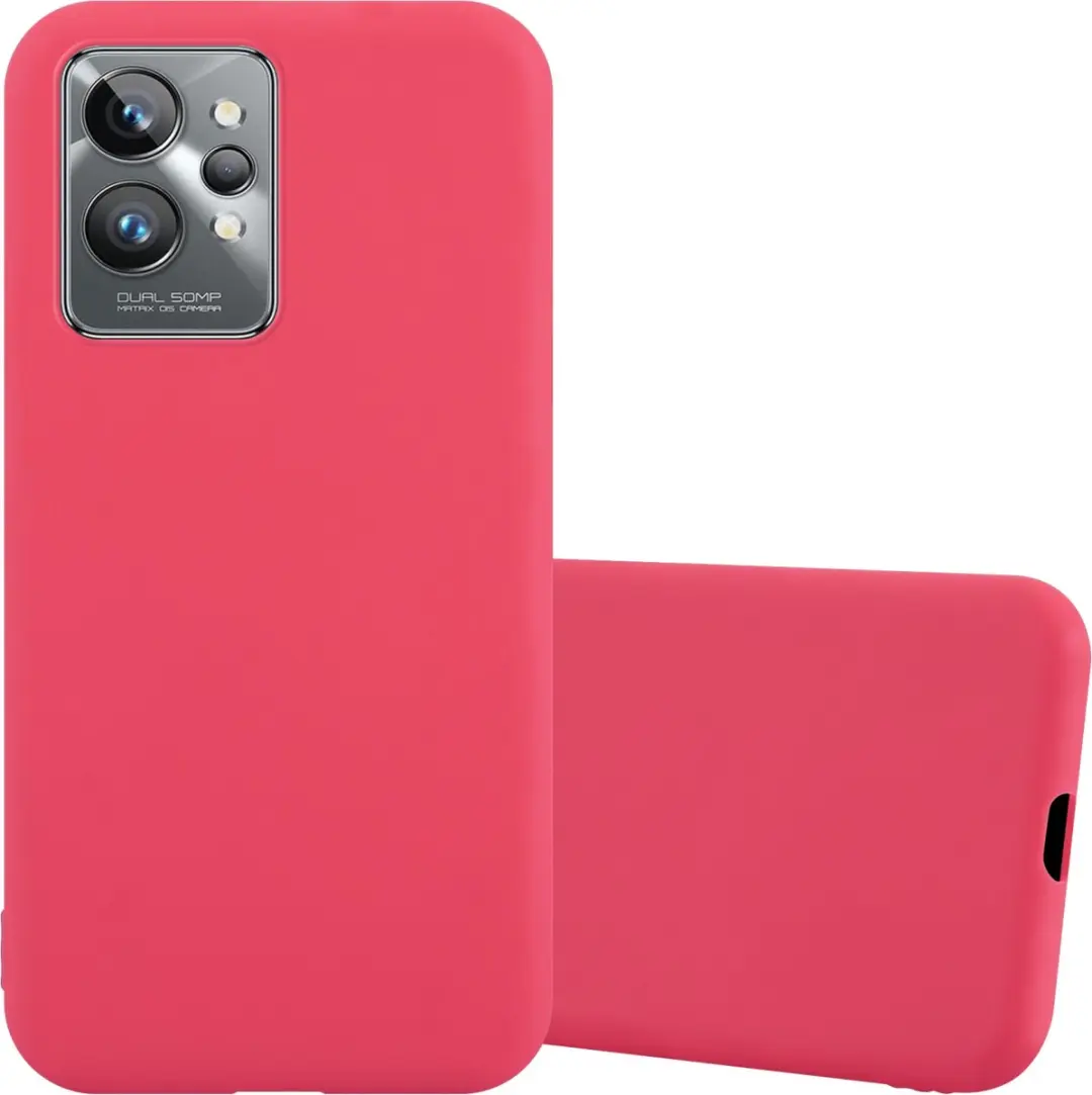 Cadorabo Hoesje geschikt voor Realme GT 2 PRO in CANDY ROOD