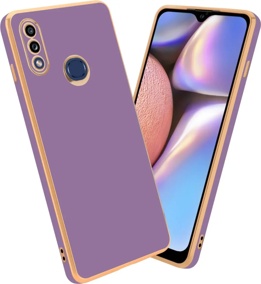 Cadorabo Hoesje geschikt voor Samsung Galaxy A10s / M01s in Glossy Paars