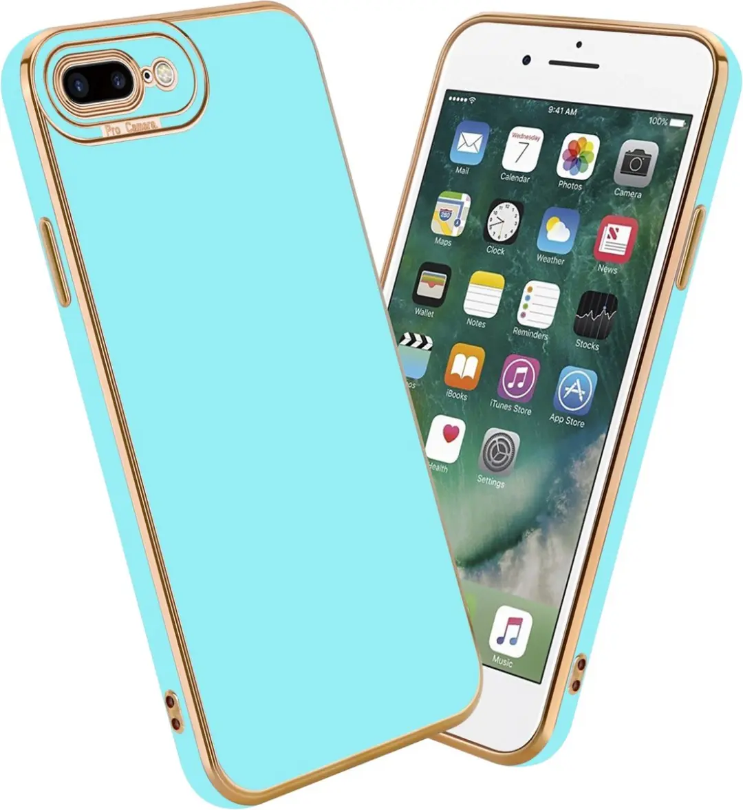 Cadorabo Hoesje geschikt voor Apple iPhone 7 PLUS / 7S PLUS / 8 PLUS in Glossy T