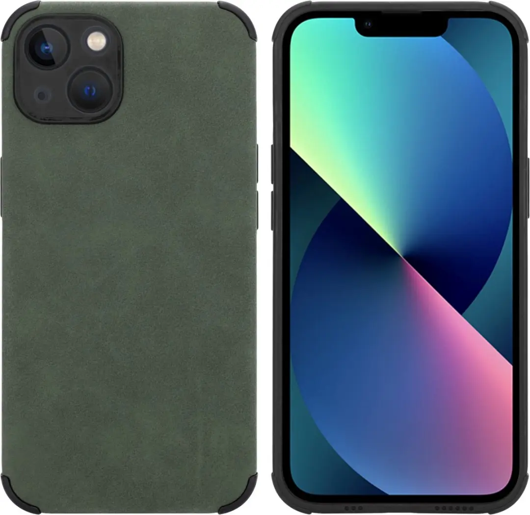Cadorabo Hoesje geschikt voor Apple iPhone 13 in Smaragd Groen