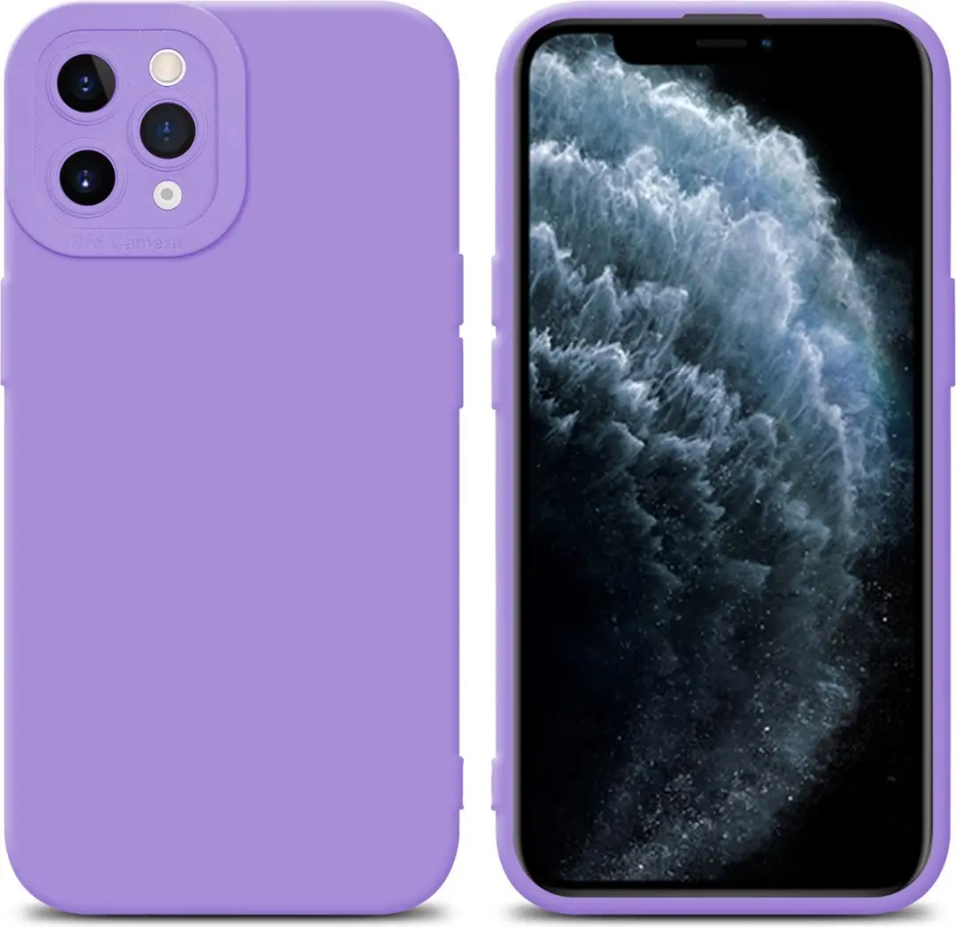 Cadorabo Hoesje geschikt voor Apple iPhone 11 PRO in FLUID LICHT PAARS