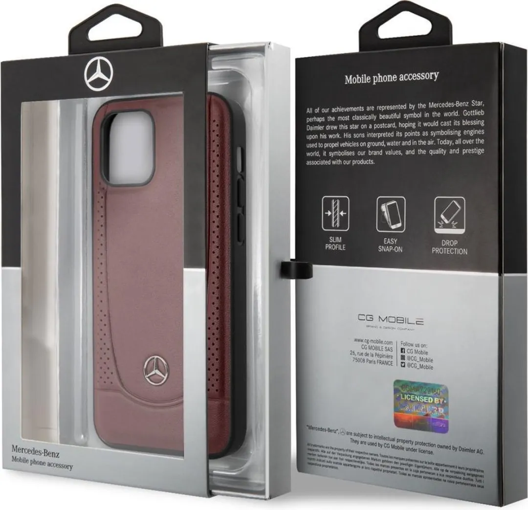 Mercedes-Benz iPhone 12 Pro Max Hoesje - Rood
