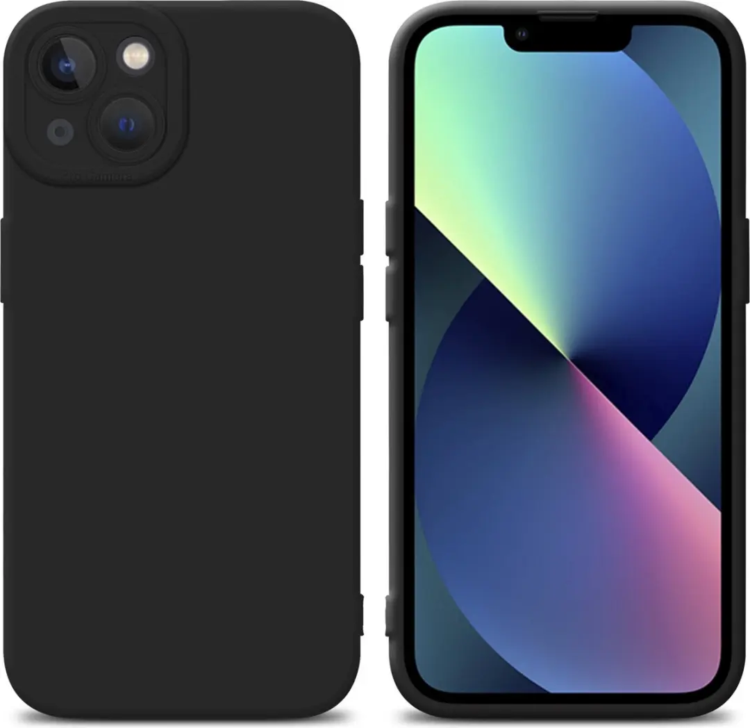 Cadorabo Hoesje geschikt voor Apple iPhone 14 PLUS in FLUID ZWART