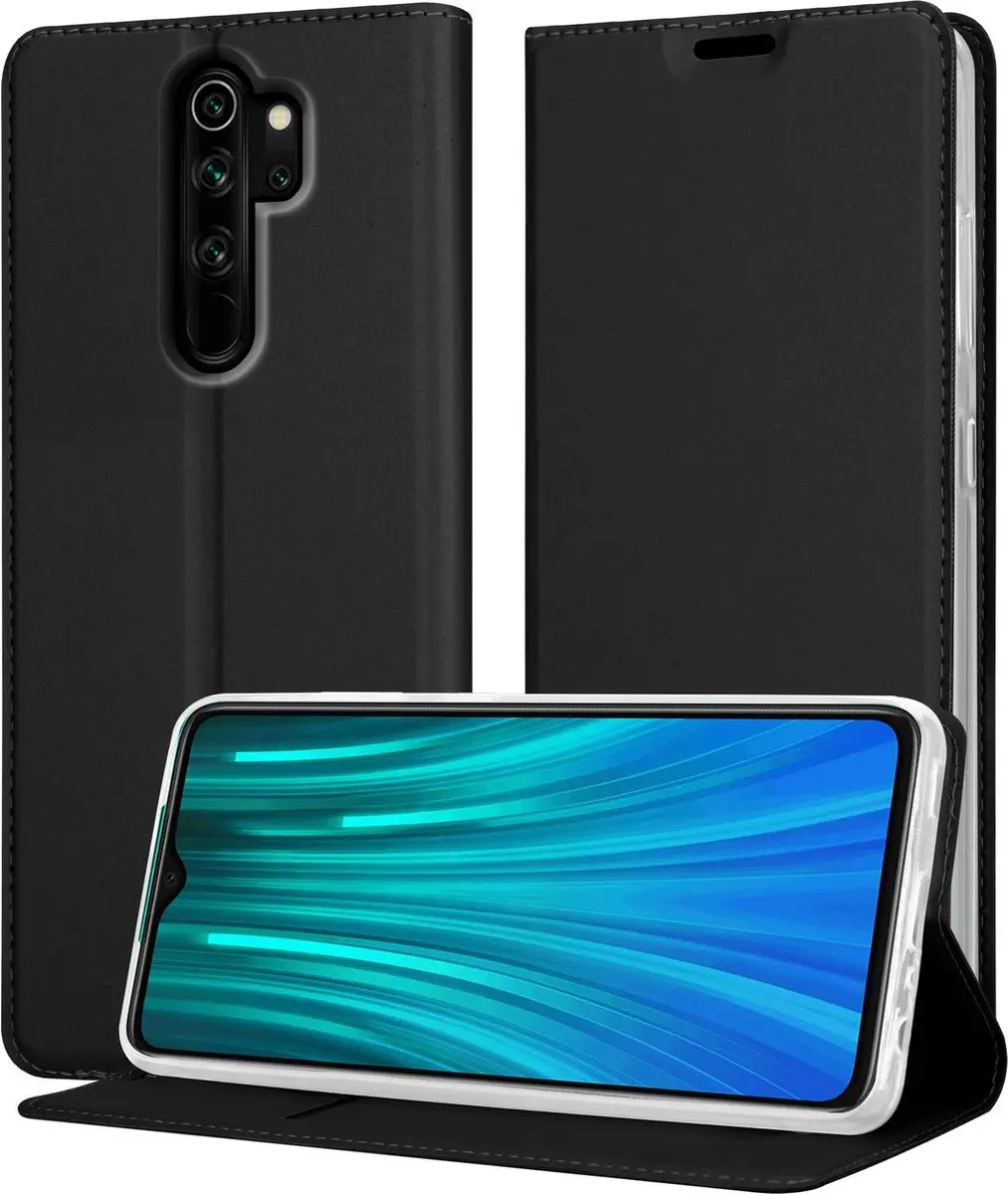 Cadorabo Hoesje geschikt voor Xiaomi RedMi NOTE 8 PRO in CLASSY ZWART