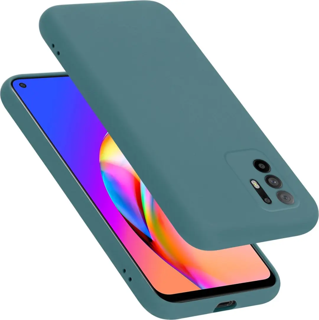 Cadorabo Hoesje geschikt voor Oppo A94 5G in LIQUID GROEN