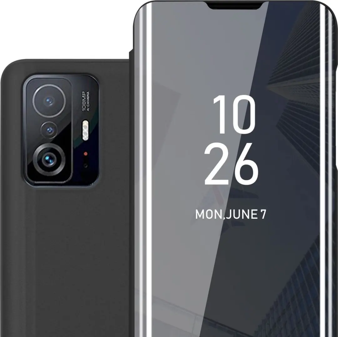 Cadorabo Hoesje geschikt voor Xiaomi 11T / 11T PRO in TOERMALIJN ZWART