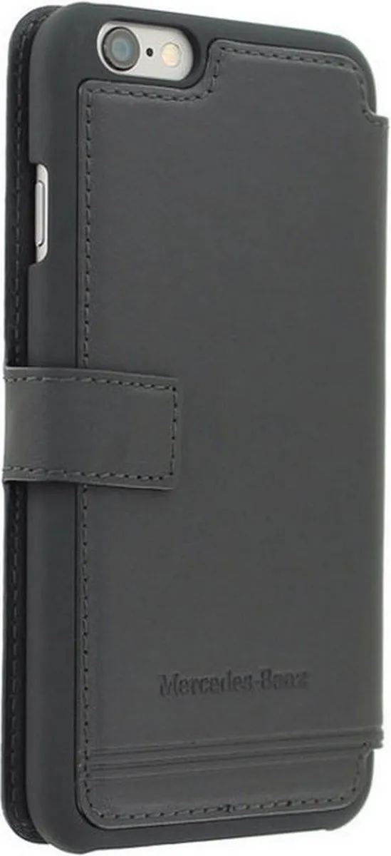 Mercedes-Benz Leather Book Case iPhone 6/6S Plus - 2 Pasjes - Zwart - afbeelding 3 van 5