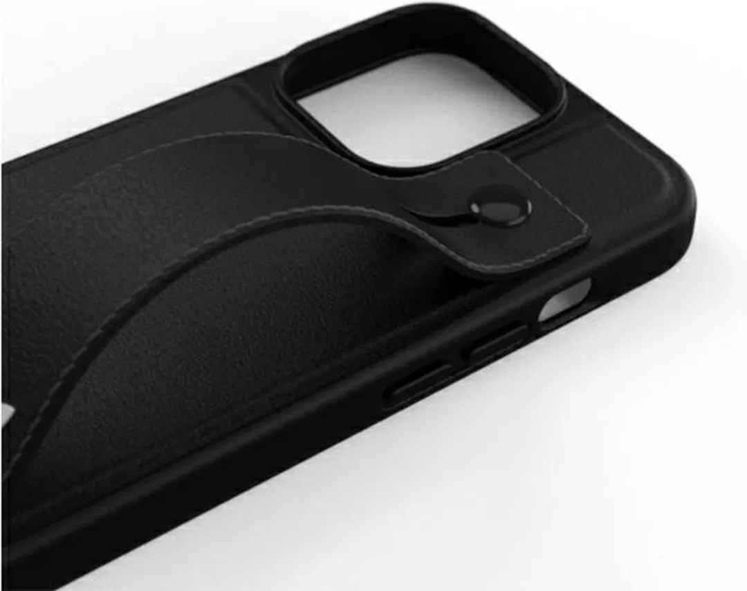 Adidas Hand Strap Back Case iPhone 13 Pro - Zwart