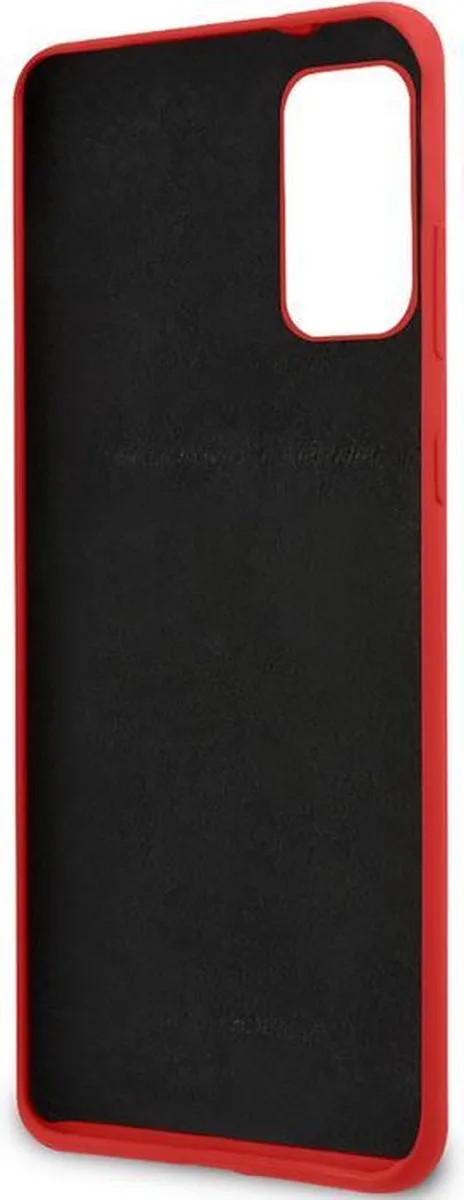 Ferrari SF Silicone Hoes Samsung Galaxy S20 Plus - Rood