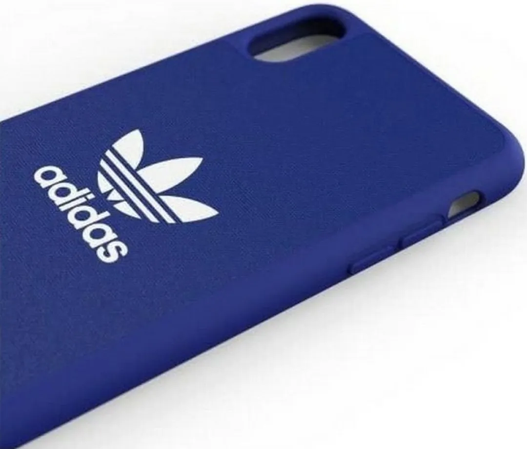 Adidas Canvas Back Case iPhone XS Max - Blauw - afbeelding 3 van 6