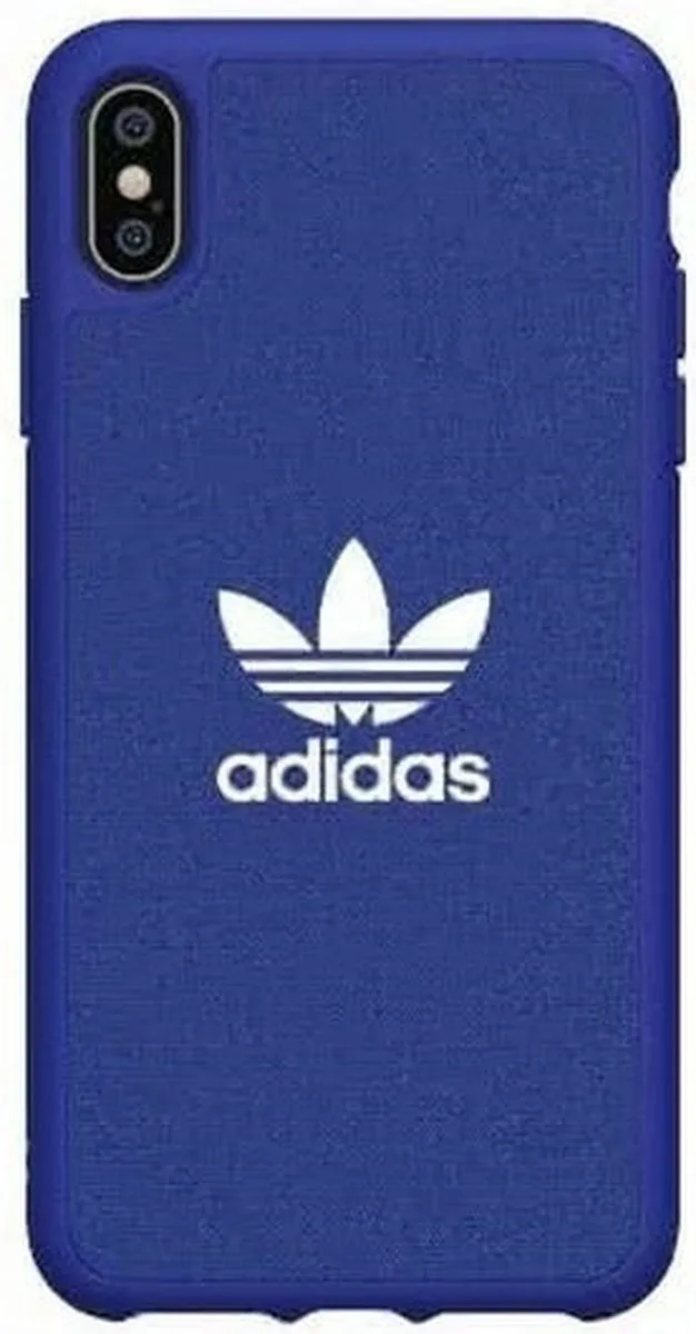 Adidas Canvas Back Case iPhone XS Max - Blauw - afbeelding 5 van 6
