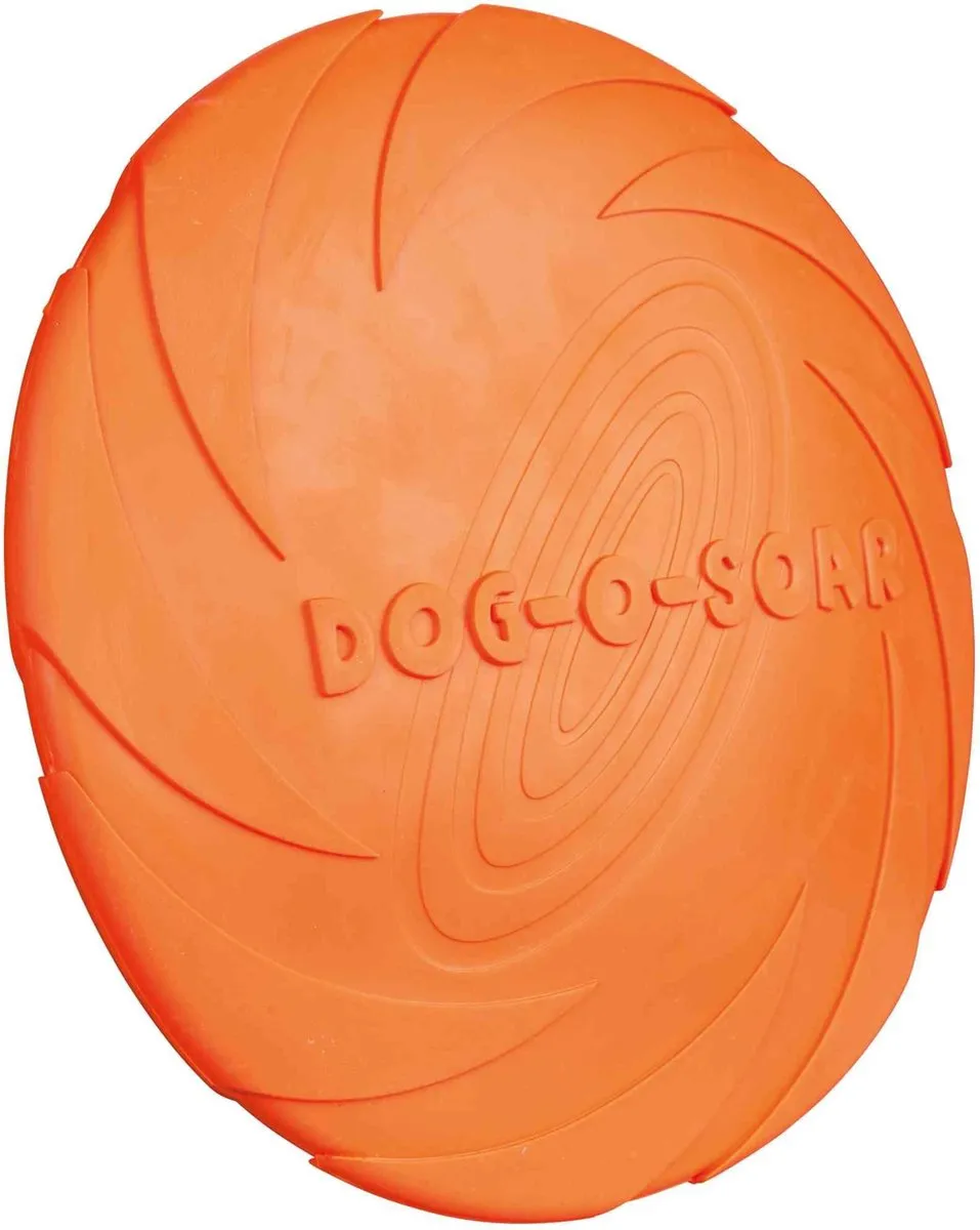 Trixie Frisbee Dog-o-Soar Rubber - 22 cm - Blauw