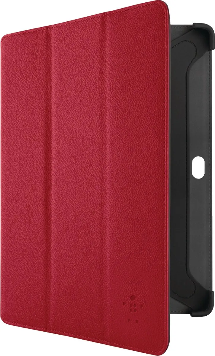 Belkin Tri-Fold Folio Hoes Samsung Galaxy Tab 2 10.1 - Rood
