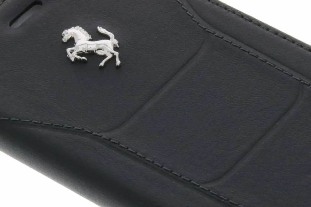 Ferrari 488 Collection Lederen Boekhoesje iPhone 6/6s - Zwart