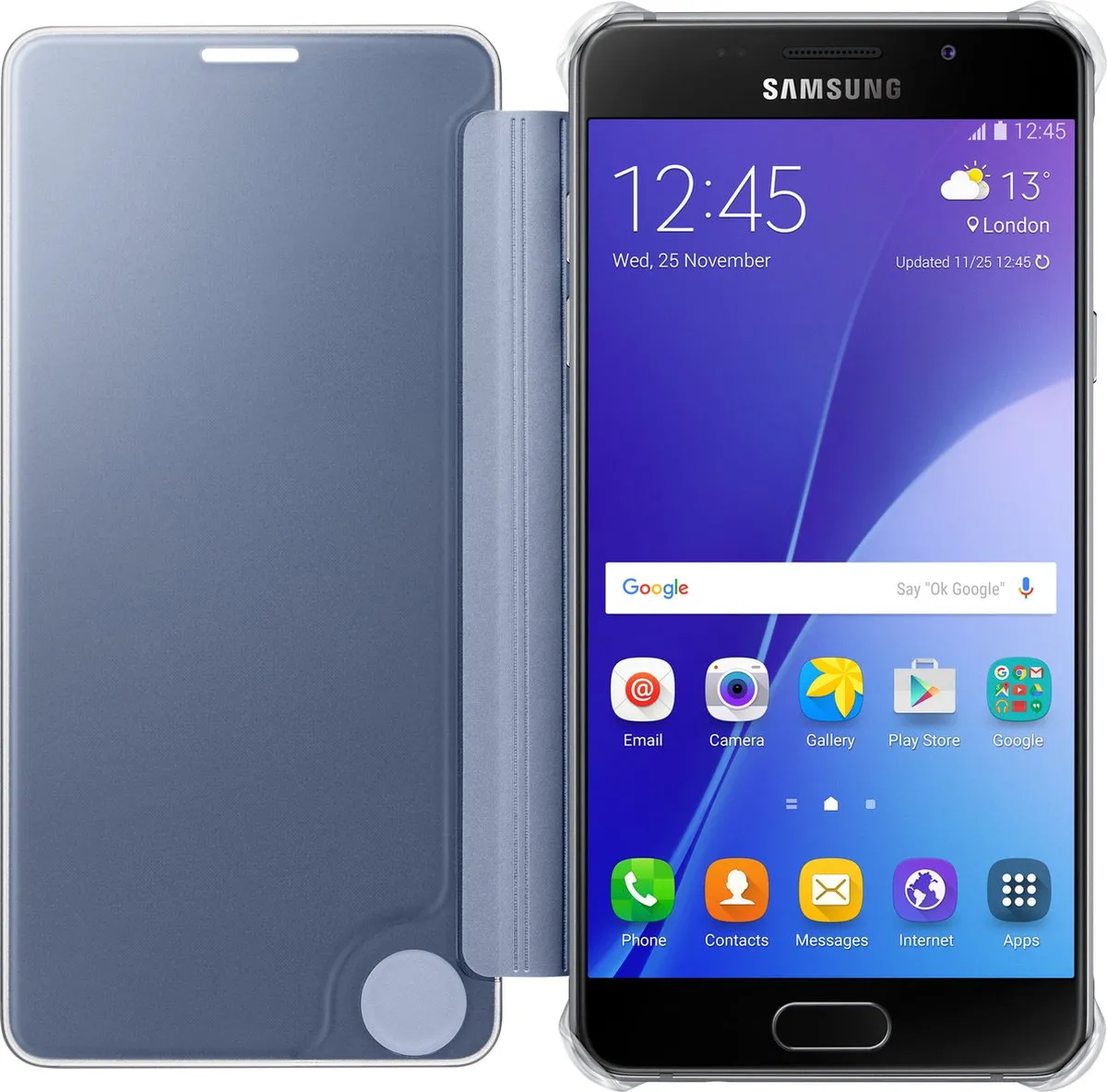Samsung Clear View Cover EF-ZA510CB - Zwart