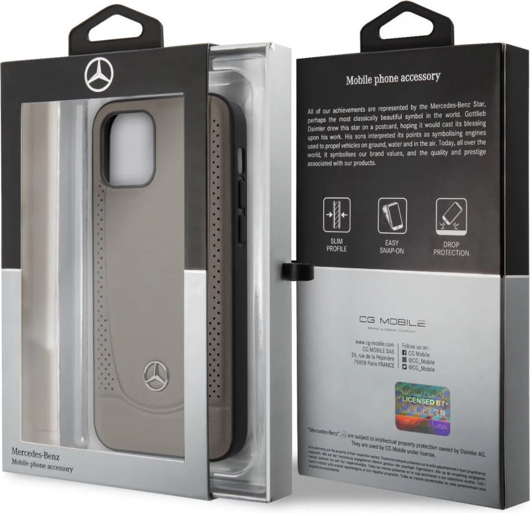 Mercedes-Benz Backcover iPhone 12/12 Pro S203-7 - Bruin Urban