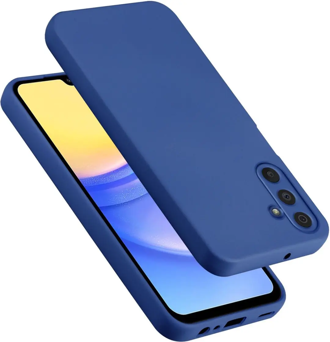 Cadorabo Hoesje geschikt voor Samsung Galaxy A15 in LIQUID BLAUW