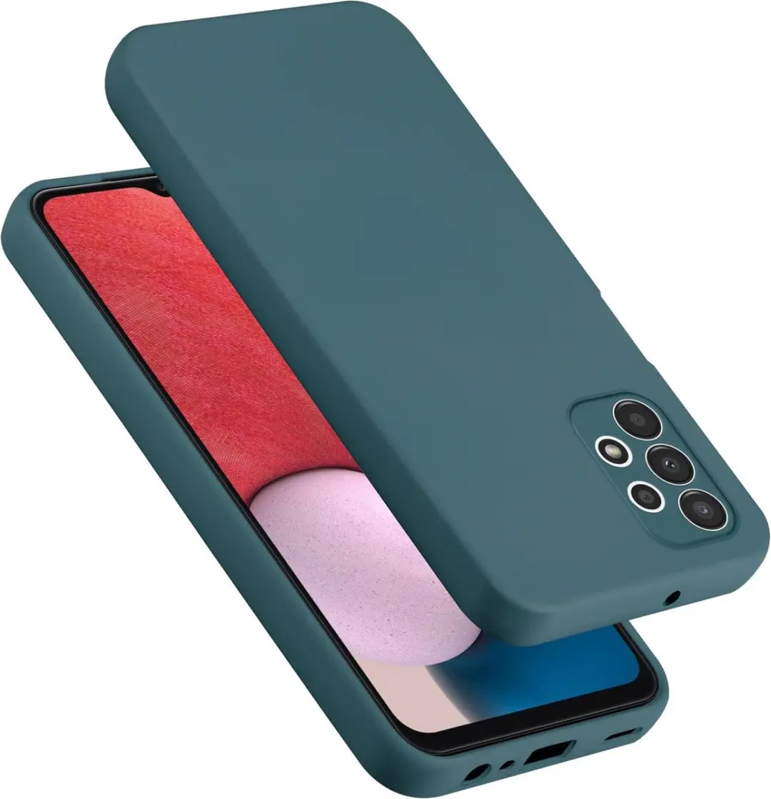 Cadorabo Hoesje geschikt voor Samsung Galaxy A13 4G in LIQUID GROEN - Beschermhoes gemaakt van flexibel TPU silicone Case Cover
