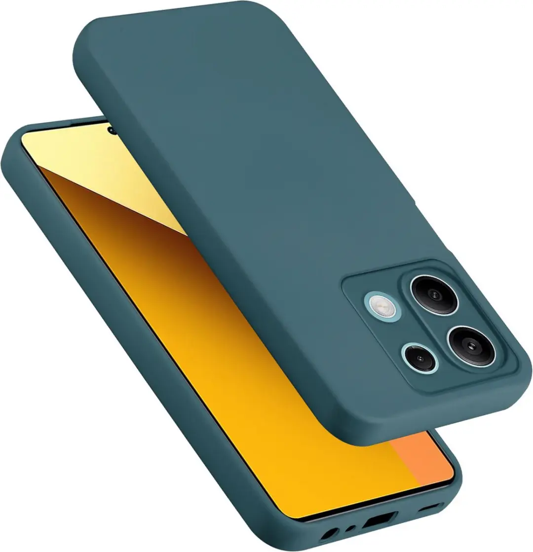 Cadorabo Hoesje geschikt voor Redmi Note 13 5G Global in LIQUID GROEN - Beschermhoes gemaakt van flexibel TPU silicone Case Cover