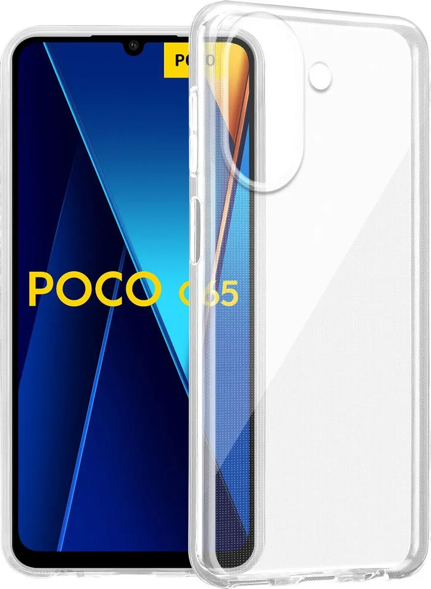 Cadorabo Hoesje geschikt voor Xiaomi Redmi 13C 4G / Poco C65 in VOLLEDIG TRANSPA