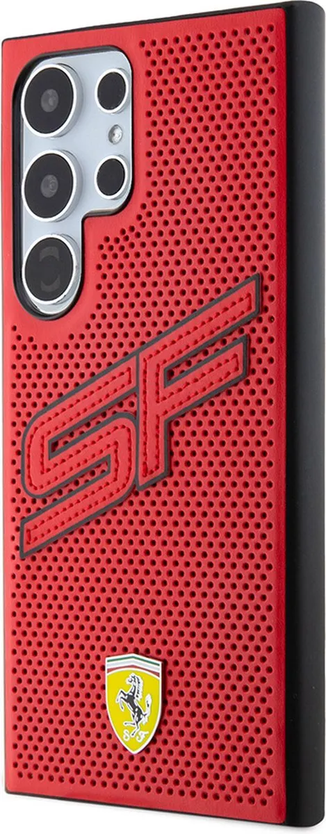 Ferrari Backcase Hoesje Samsung Galaxy S24 Ultra - Rood