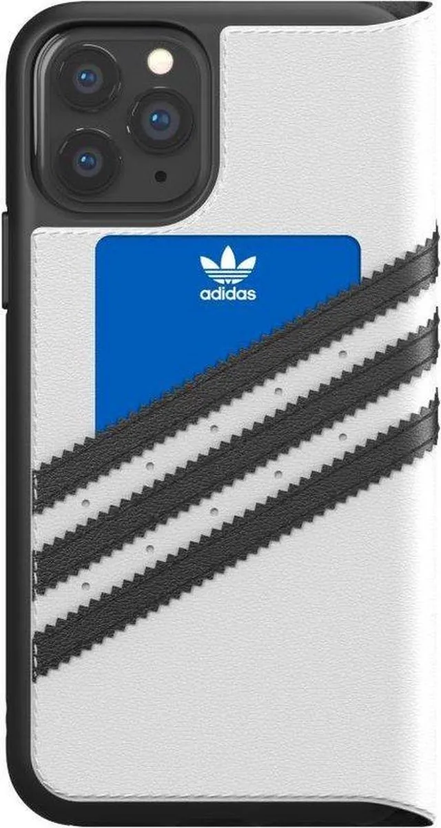 Adidas Originals Booklet Hoesje iPhone 11 Pro - 36542 - Zwart/Wit
