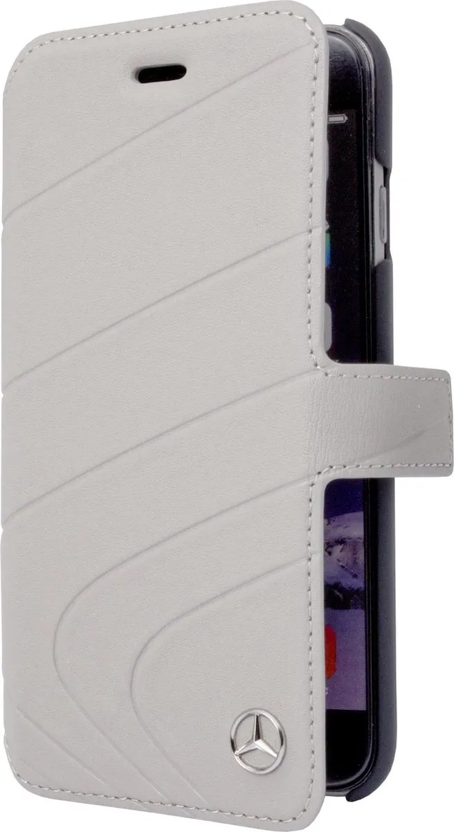 Mercedes-Benz Organic Leather Book Case iPhone 7/8 Plus