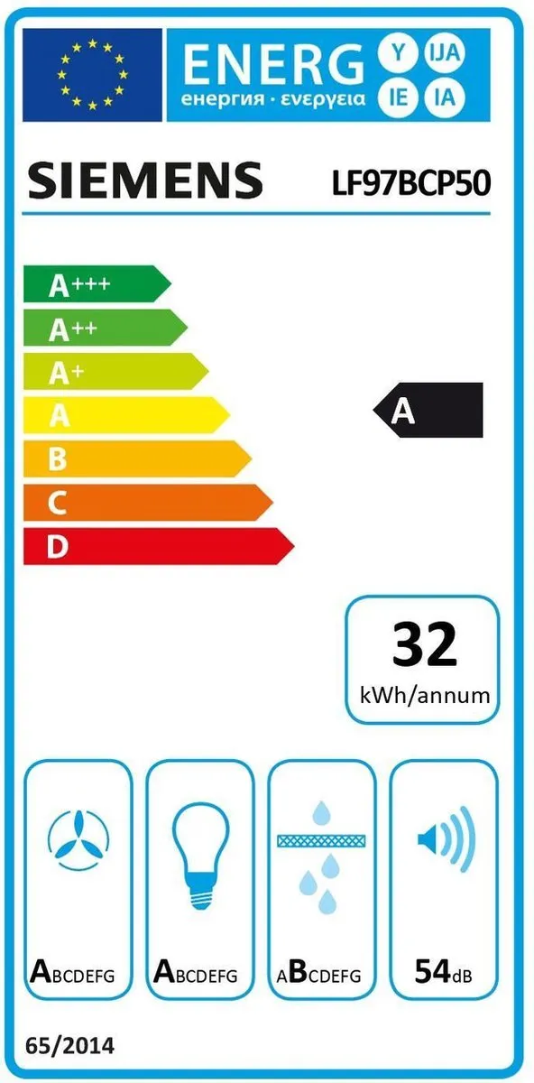 Siemens LF97BCP50 - iQ500 - Afzuigkap - Eilandschouwkap - 90 cm