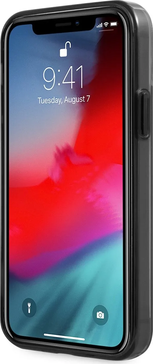 Ferrari On-Track Gradient Back Case - iPhone 12/12 Pro - Zwart