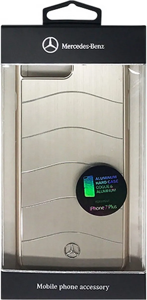 Mercedes-Benz Wave Back Case iPhone 7/8 Plus - Goud