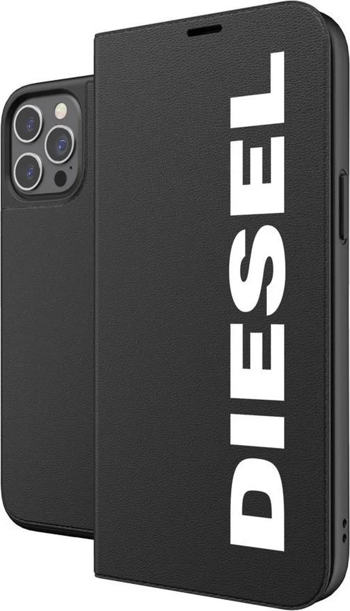 Diesel Booklet Case Core iPhone 12 Pro Max - 3 Stuks - Zwart