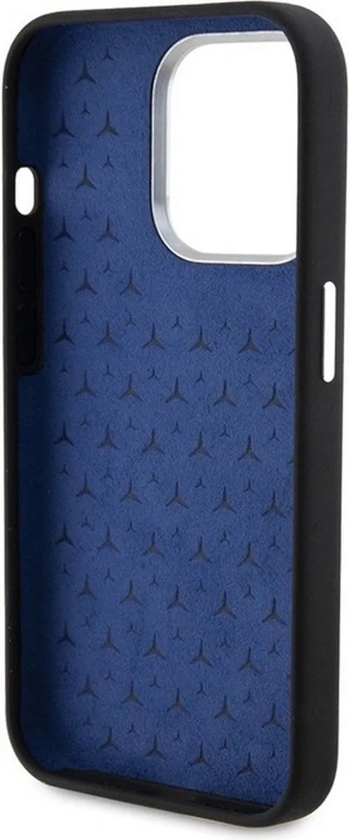 Mercedes-Benz Silicone Back Case MagSafe iPhone 15 Pro Max - Zwart