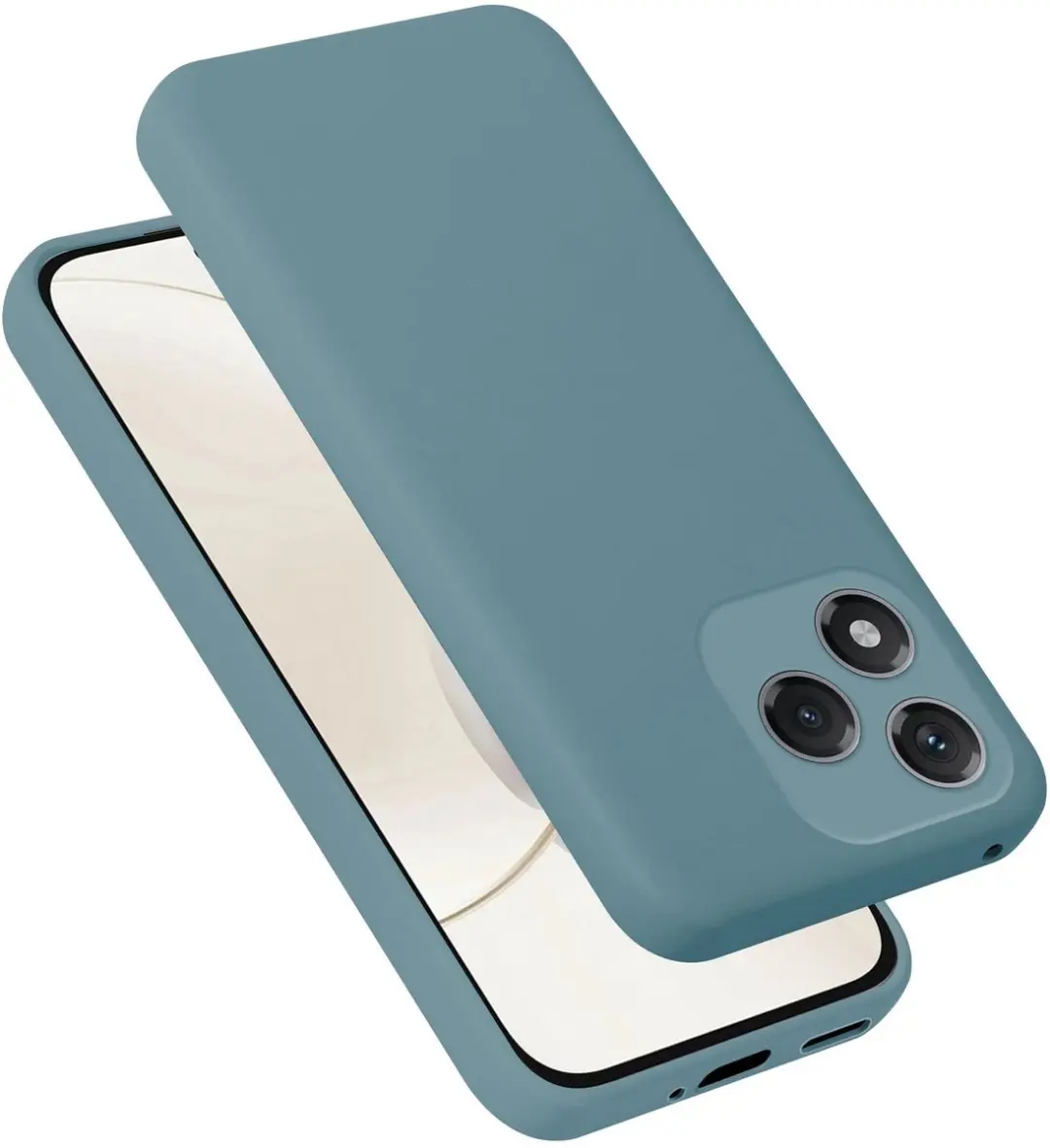 Cadorabo Hoesje geschikt voor Honor 400 Lite Case in Liquid Groen Beschermhoes g