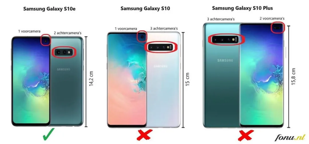 Ferrari Plain Backcase Hoesje Samsung Galaxy S10e - Zwart