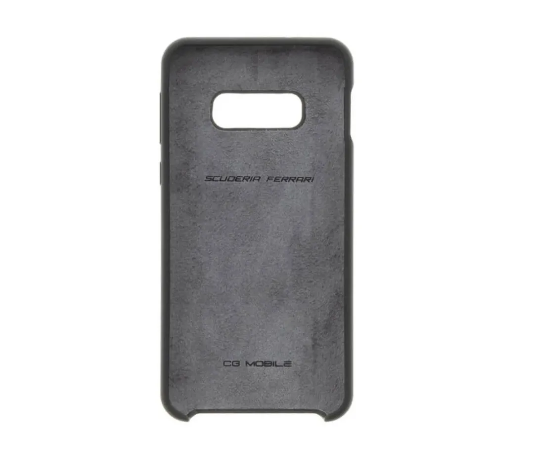 Ferrari Plain Backcase Hoesje Samsung Galaxy S10e - Zwart