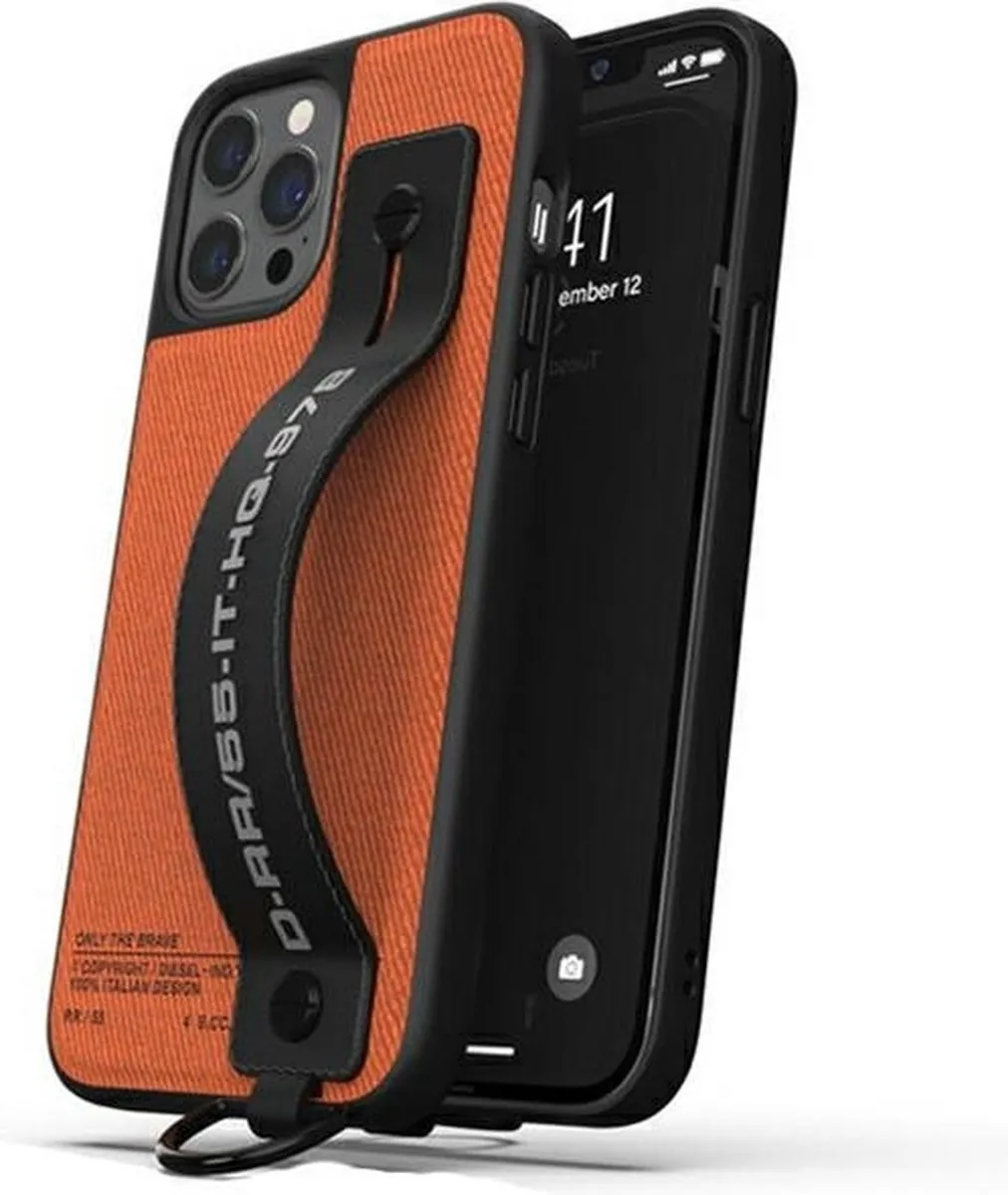 Diesel Utility Twill Back Case Apple iPhone 12 Pro Max - Oranje - afbeelding 6 van 6