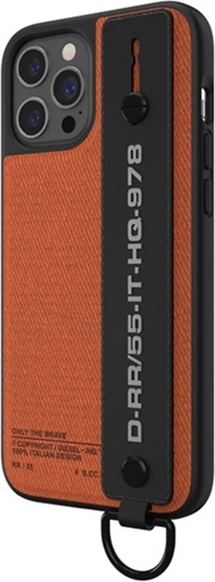 Diesel Utility Twill Back Case Apple iPhone 12 Pro Max - Oranje