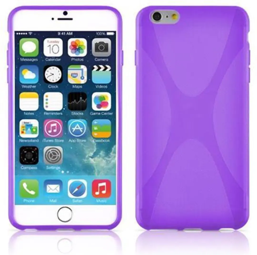 Cadorabo Hoesje geschikt voor Apple iPhone 6 PLUS / 6S PLUS in LILA VIOLET