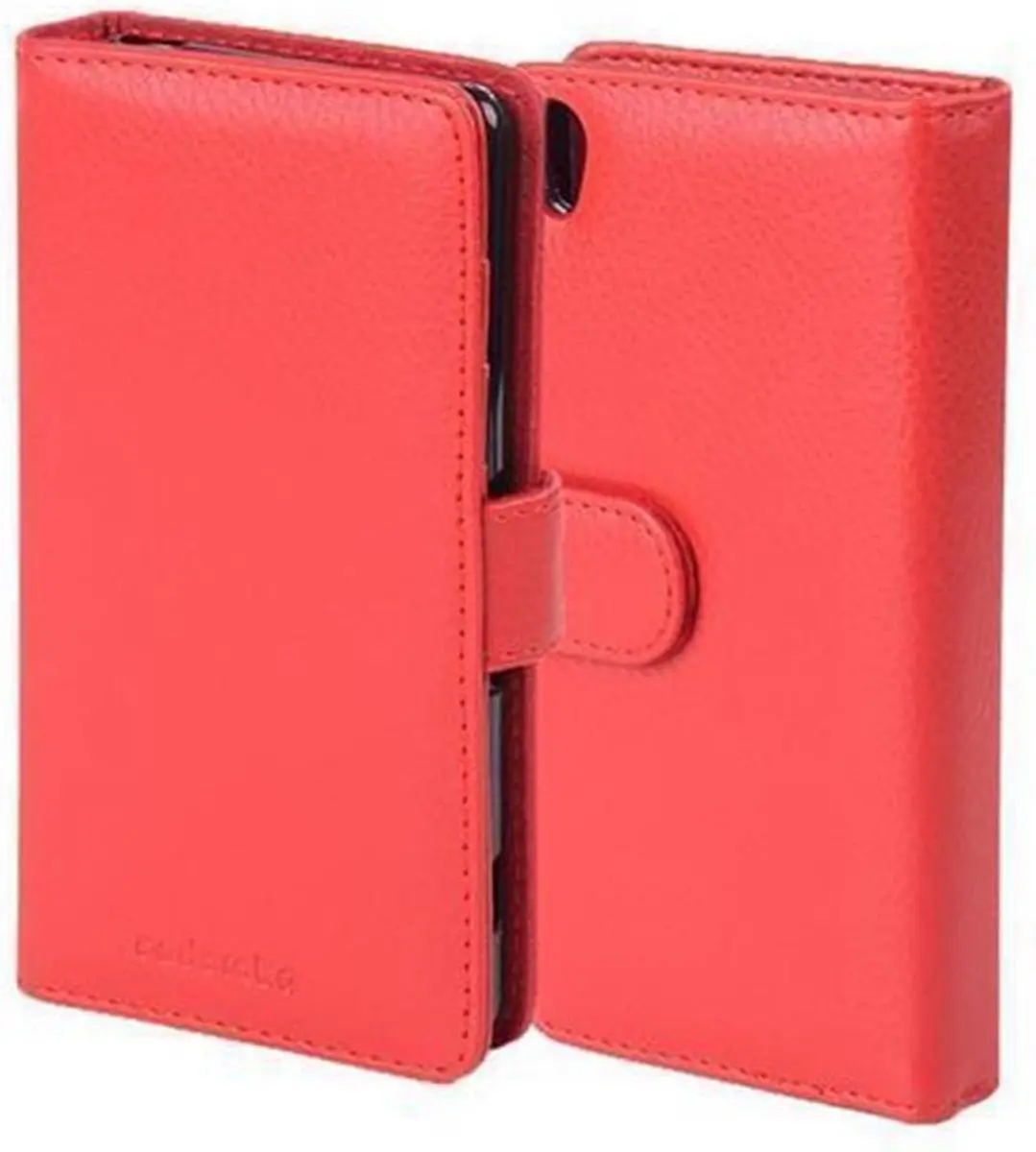 Cadorabo Hoesje geschikt voor Sony Xperia Z5 in INFERNO ROOD